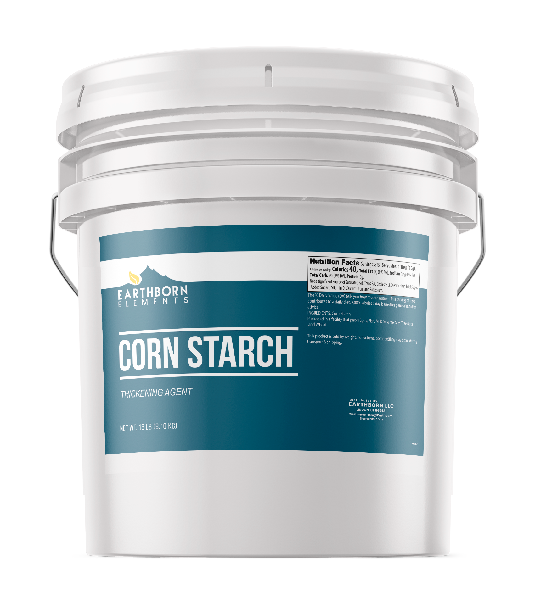 Earthborn Elements, Corn Starch, 18 Lb