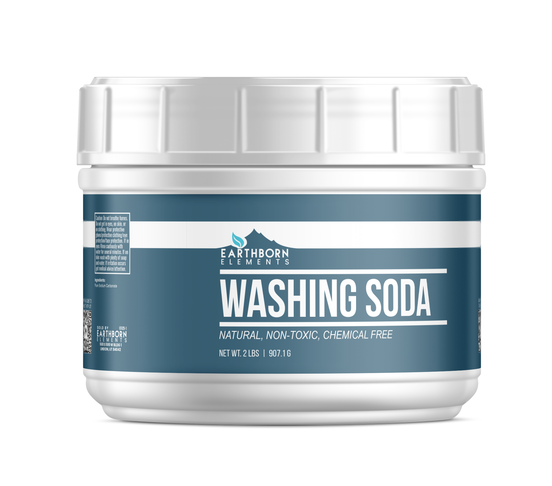 Earthborn Elements, Washing Soda, 2 Lb