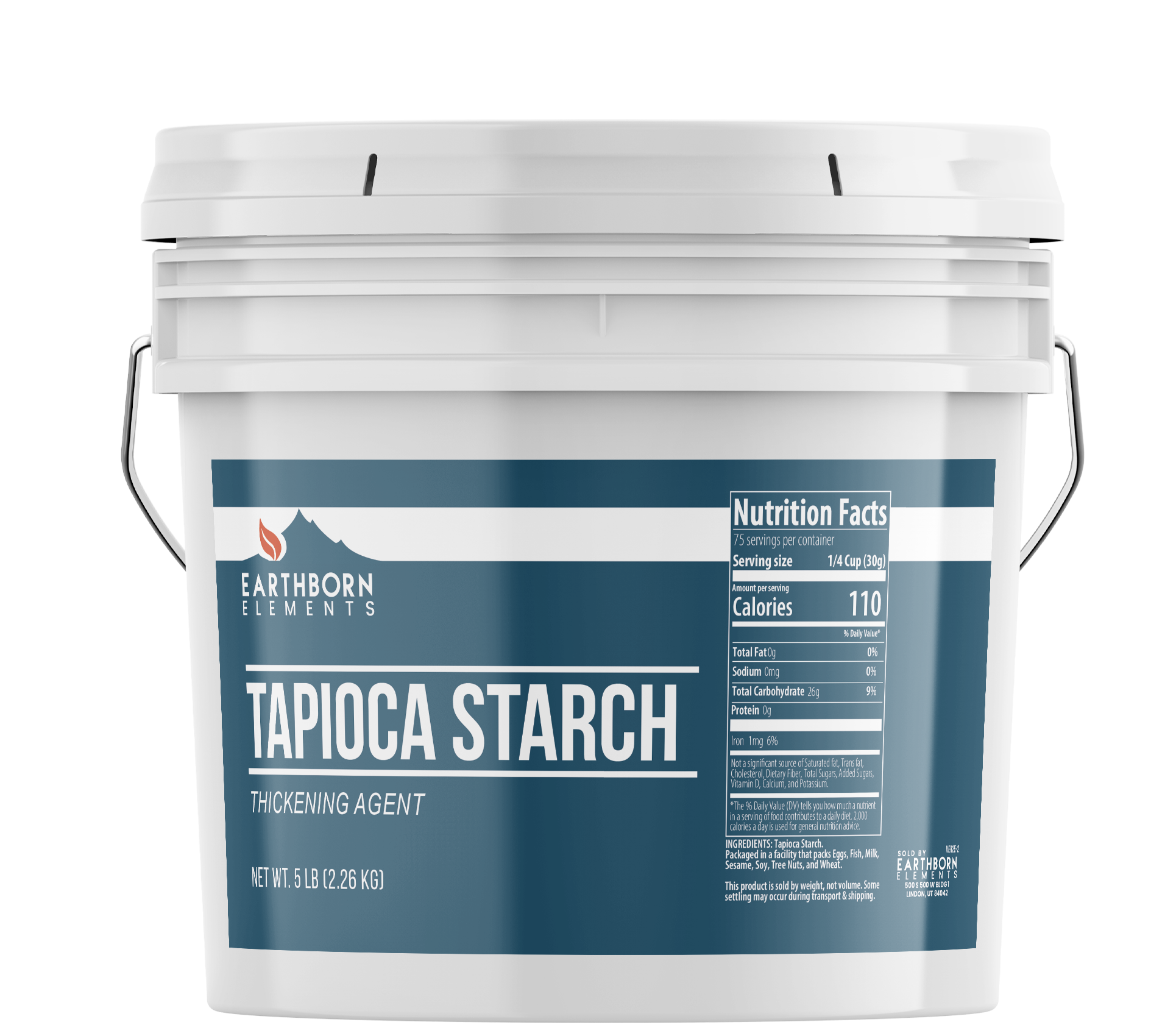 Earthborn Elements, Tapioca Starch, 5 Lb