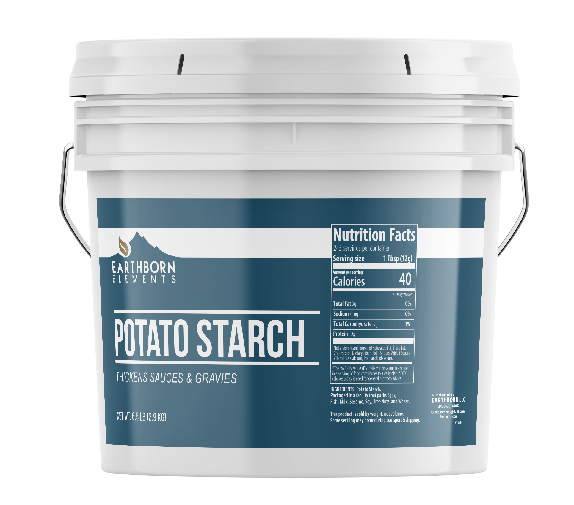 Earthborn Elements, Potato Starch, 6.5 Lb