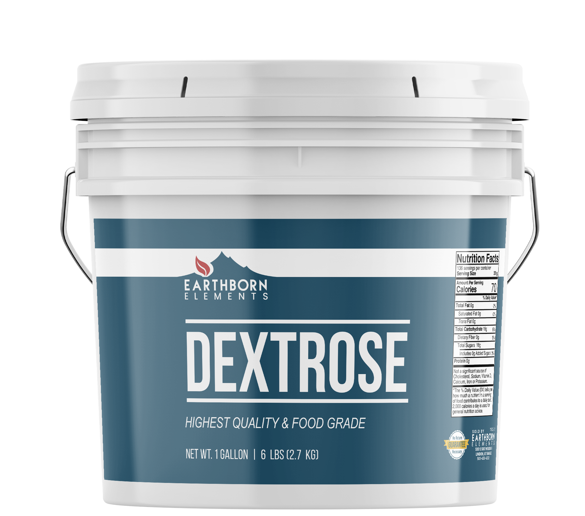Dextrose 1 Gallon Bucket