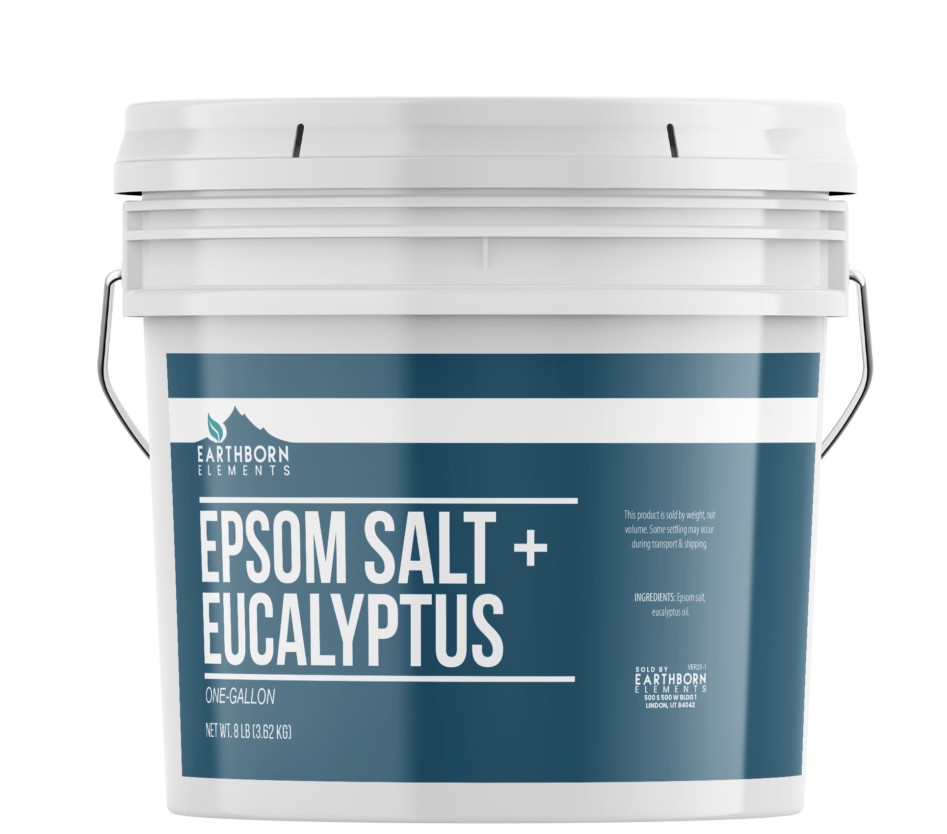 Earthborn Elements, Eucalyptus Epsom Salt, 8 Lb