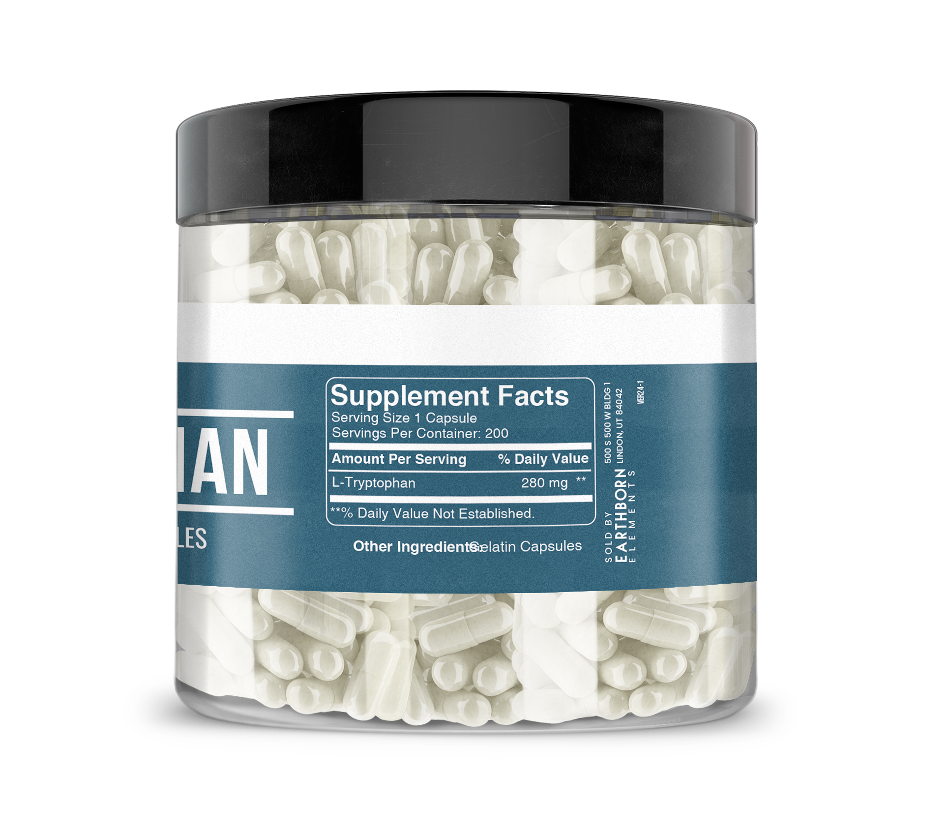 Earthborn Elements, Tryptophan, 200 Capsules - Image 3