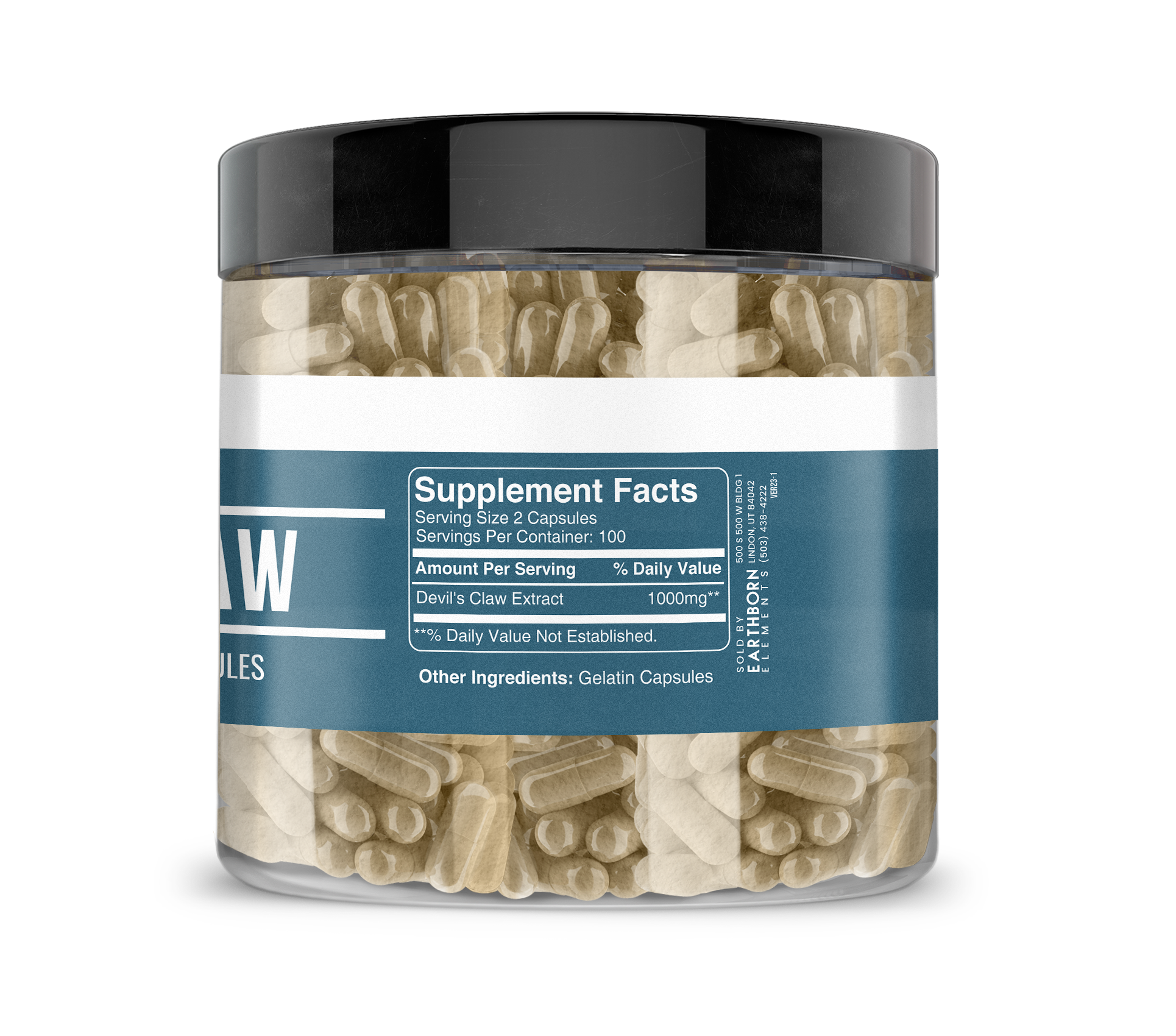 Earthborn Elements, Devil's Claw, 200 Capsules - Image 3