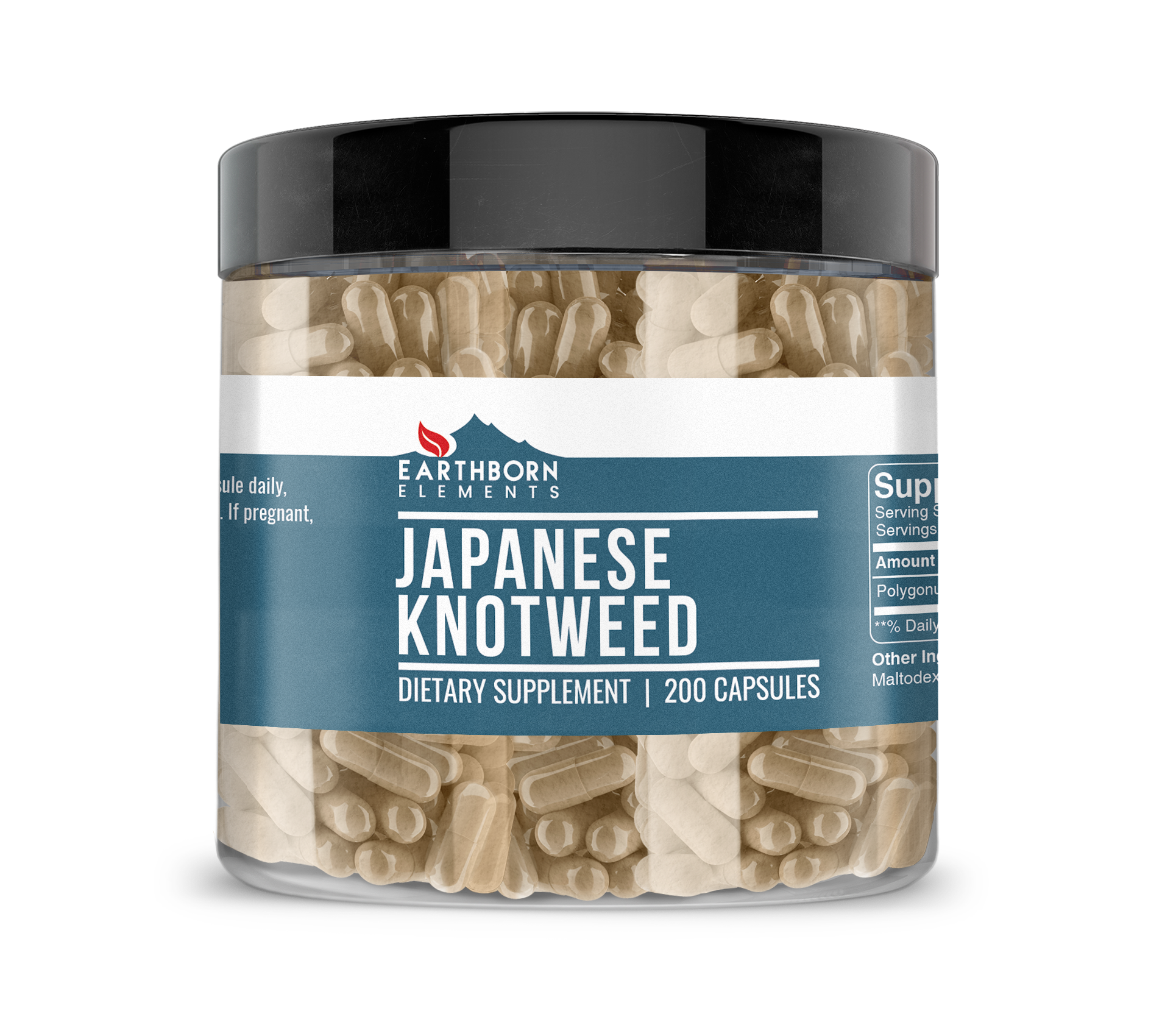 Earthborn Elements, Japanese Knotweed, 200 Capsules