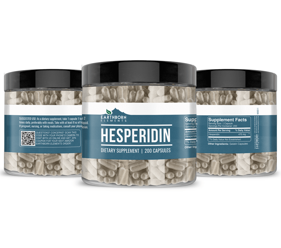 Earthborn Elements Hesperidin (200 Capsules 375 mg/cap)
