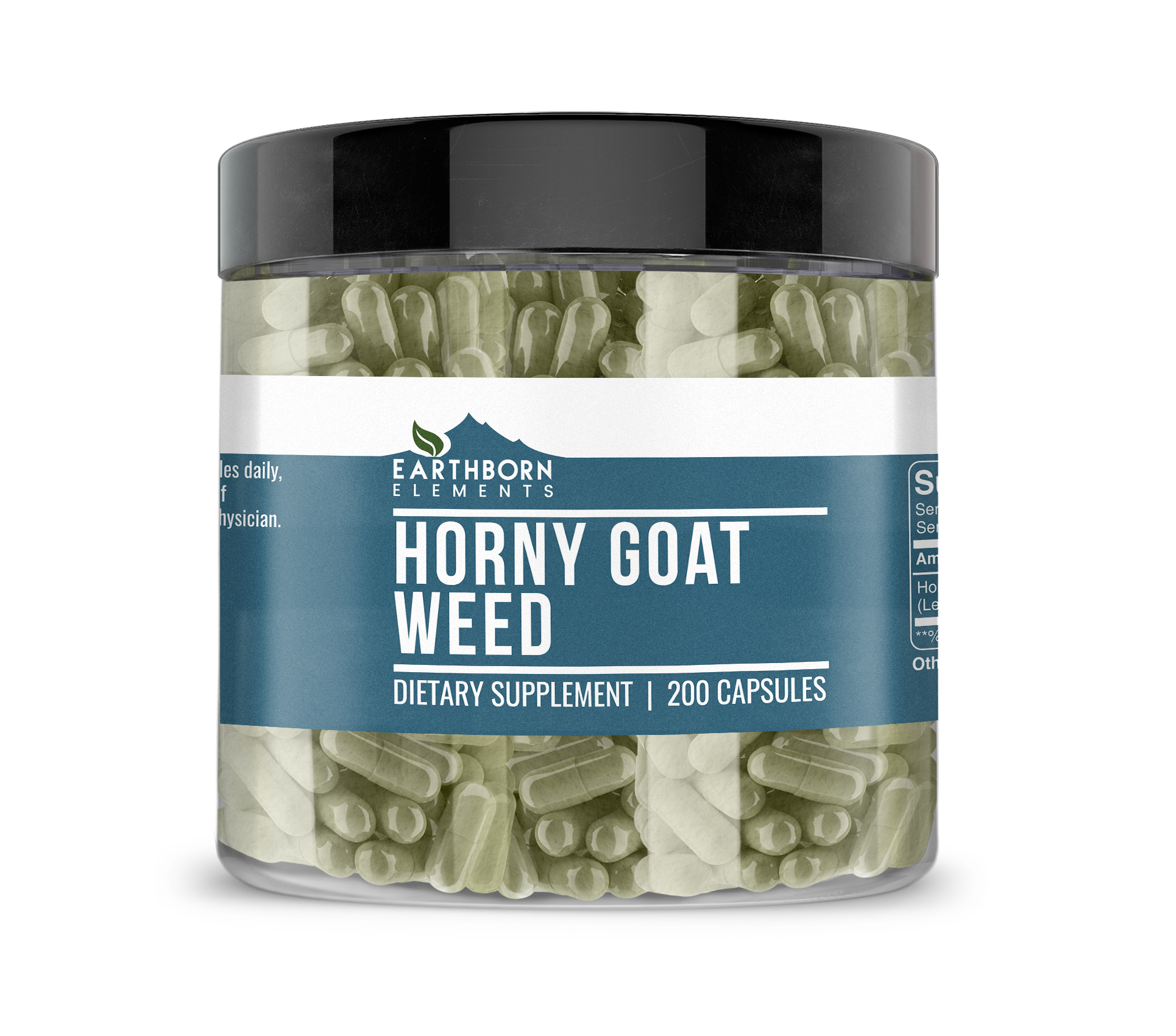 Earthborn Elements, Horny Goat Weed, 200 Capsules