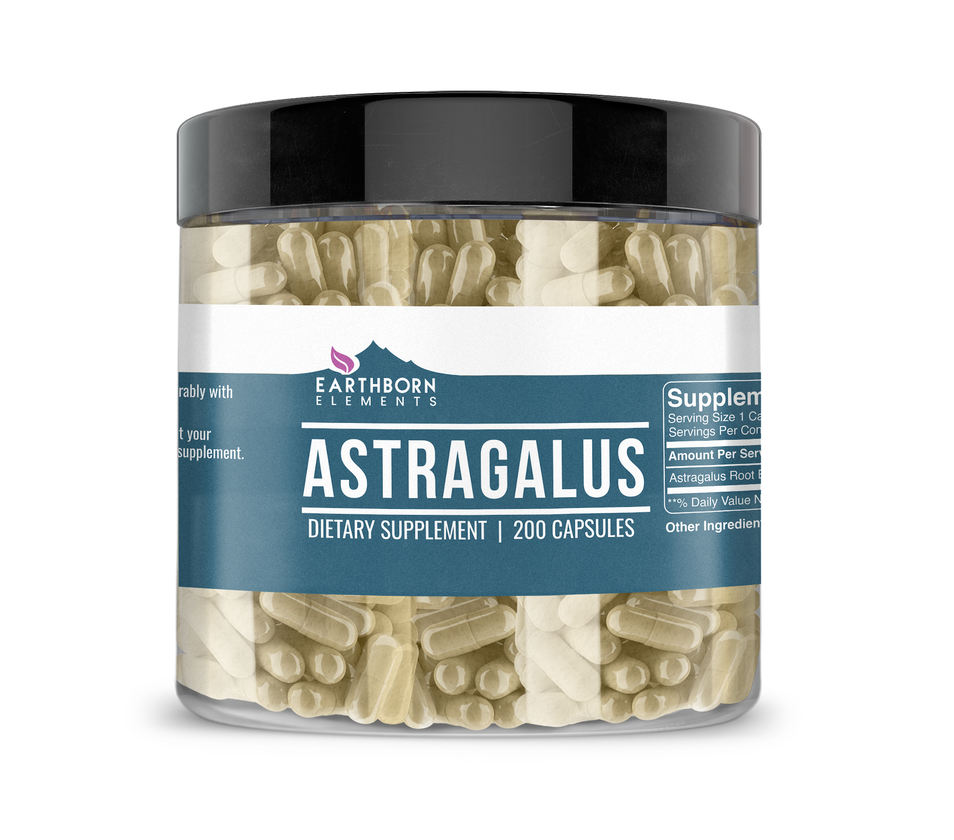 Earthborn Elements, Astragalus Extract, 200 Capsules