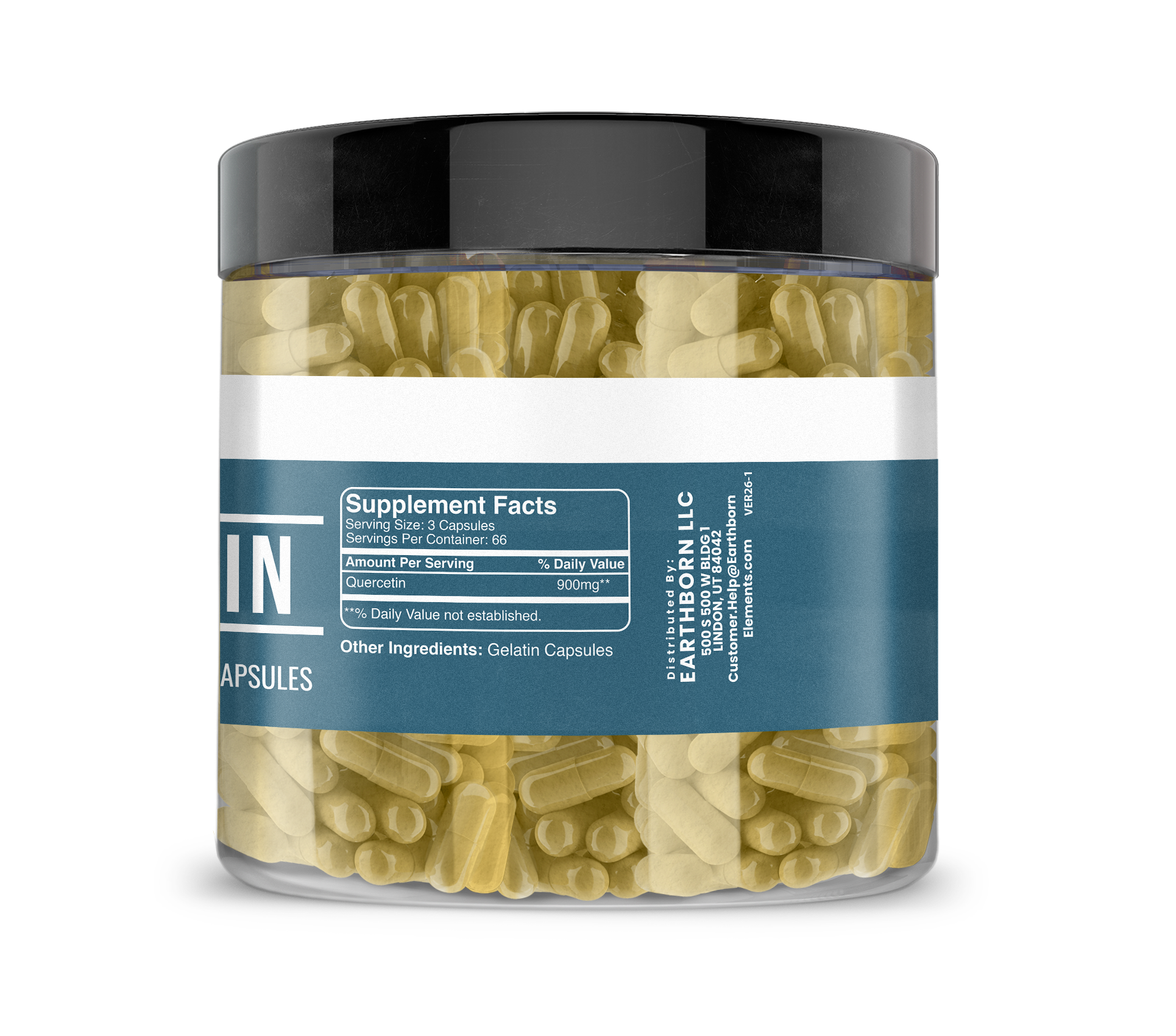 Earthborn Elements, Quercetin Dihydrate, 200 Capsules - Image 2