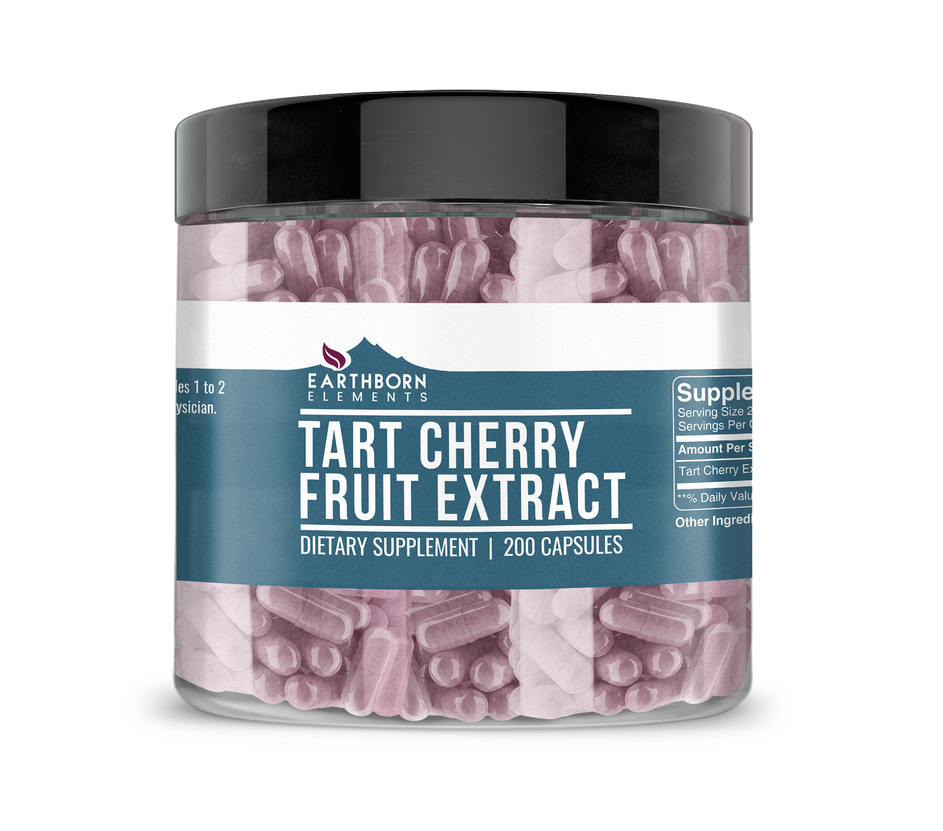 Earthborn Elements, Tart Cherry Extract, 200 Capsules