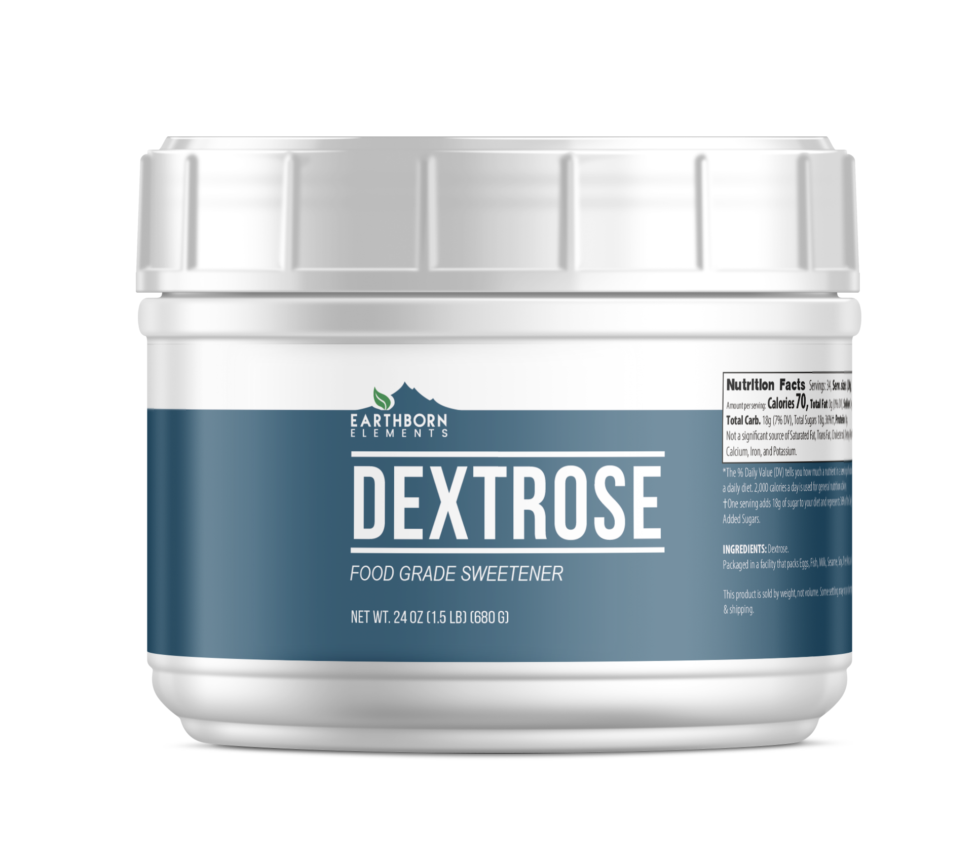 Earthborn Elements, Dextrose Monohydrate, 1.5 Lb