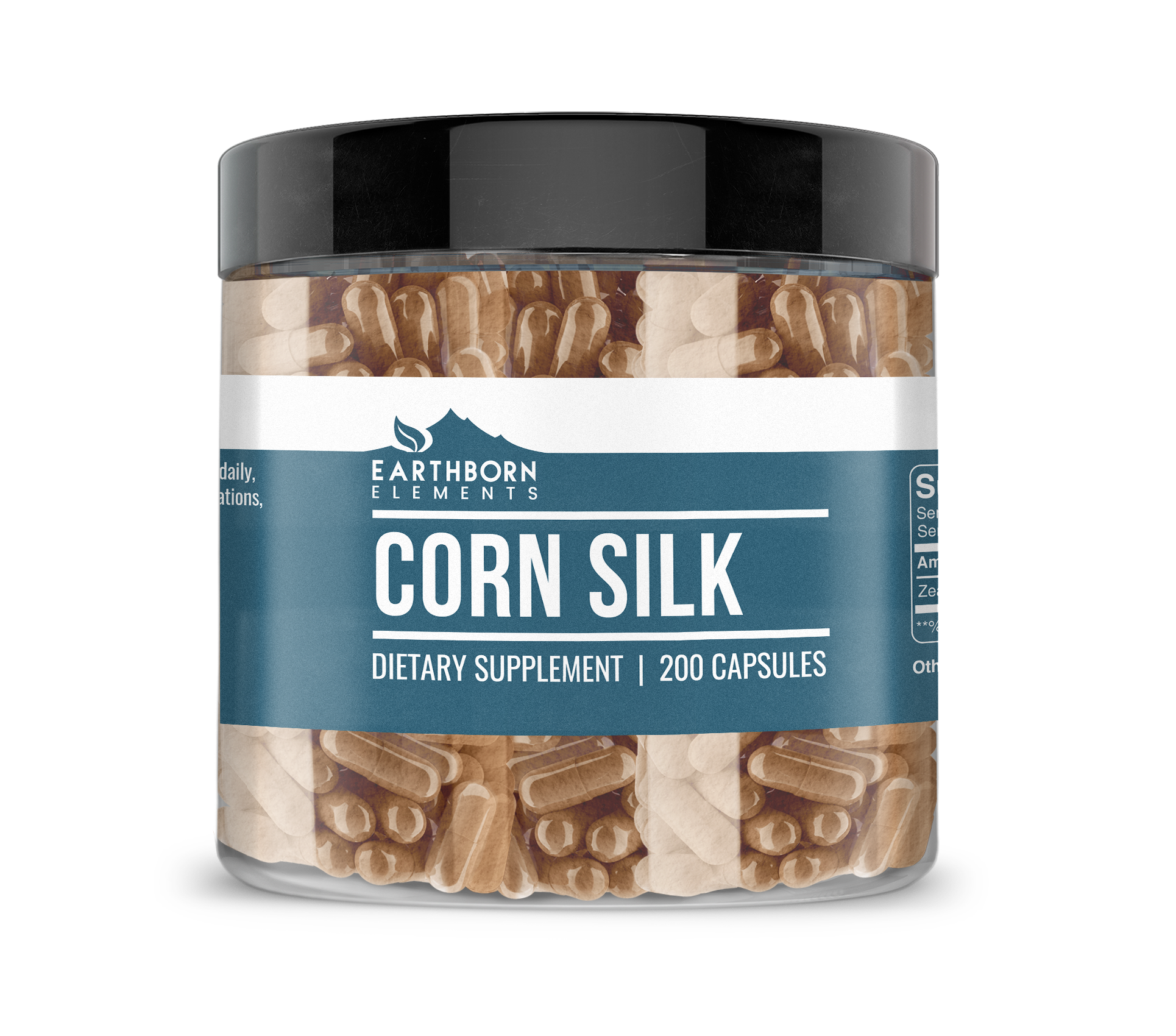 Earthborn Elements, Corn Silk, 200 Capsules
