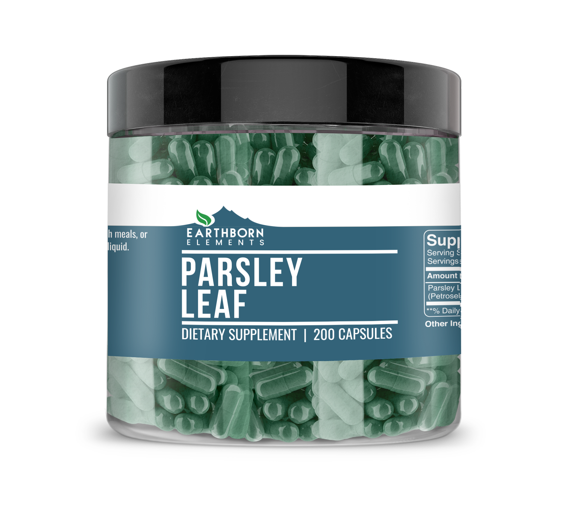Earthborn Elements, Parsley, 200 Capsules