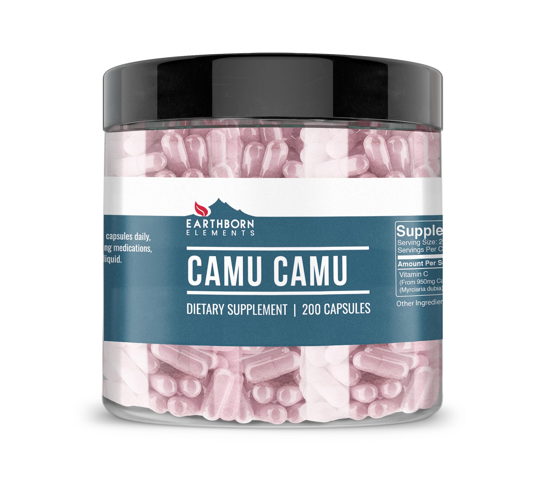 Earthborn Elements, Camu Camu, 200 Capsules