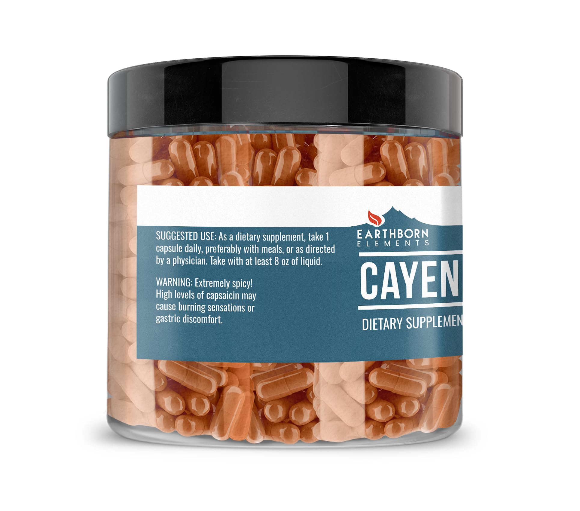 Earthborn Elements, Cayenne Pepper, 200 Capsules - Image 3