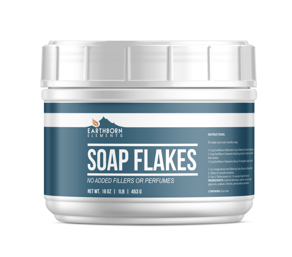 Soap Flakes 1 lb - Earthborn Elements
