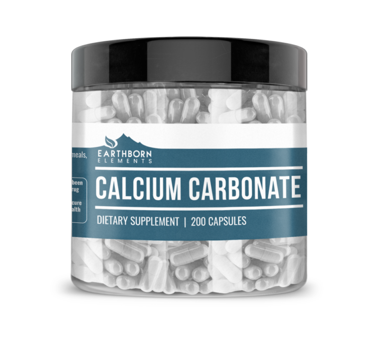 Calcium Carbonate Capsules - Earthborn Elements