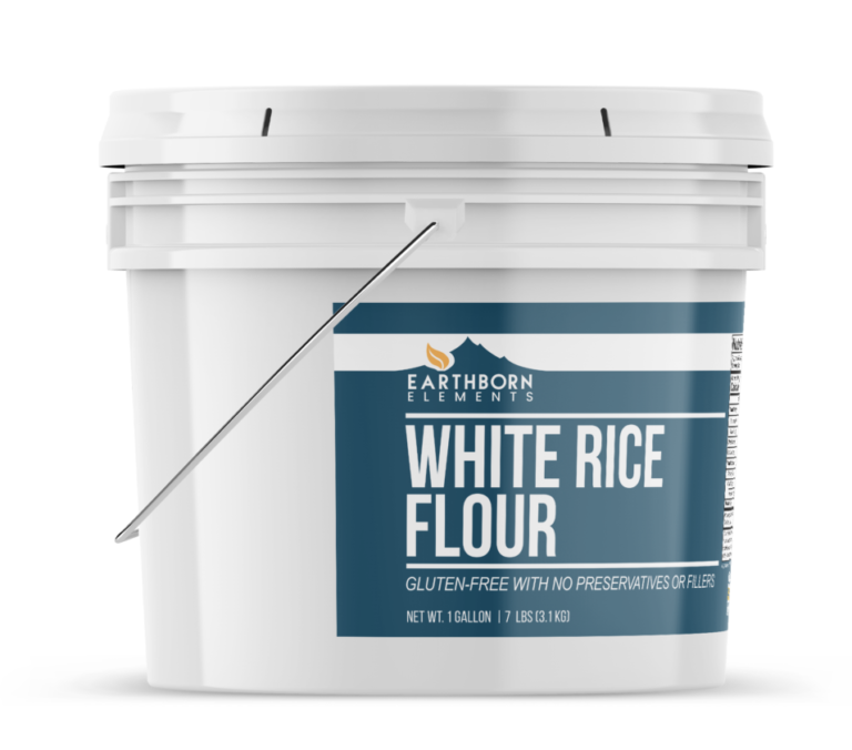 White Rice Flour 1 Gallon Earthborn Elements
