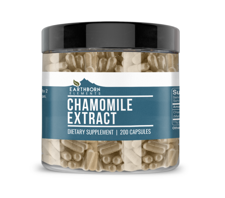 Chamomile Extract Capsules Earthborn Elements