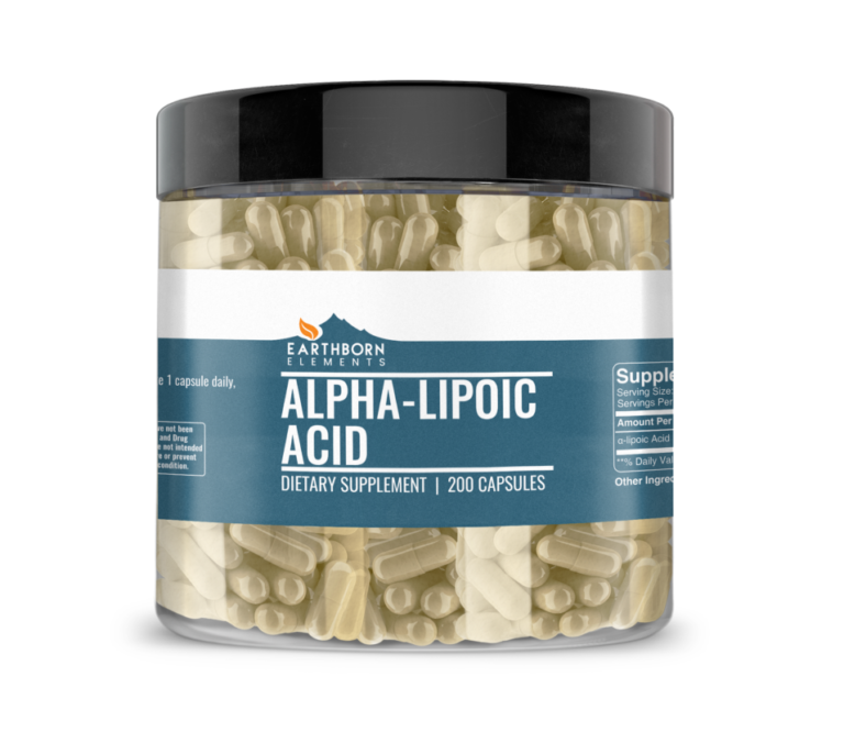 AlphaLipoic Acid Capsules Earthborn Elements